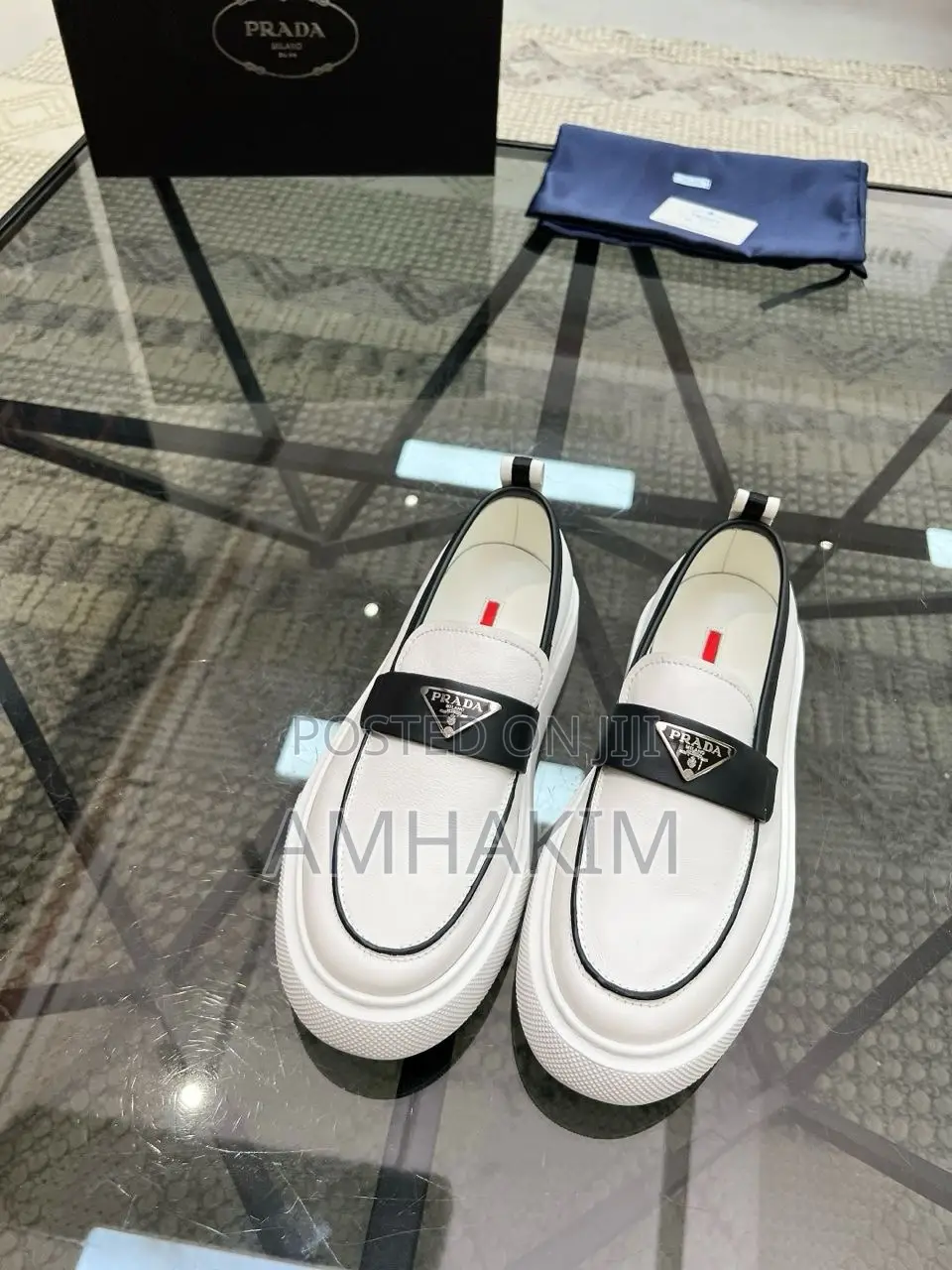 Classic Men's Designer Prada Loafers In Stock
