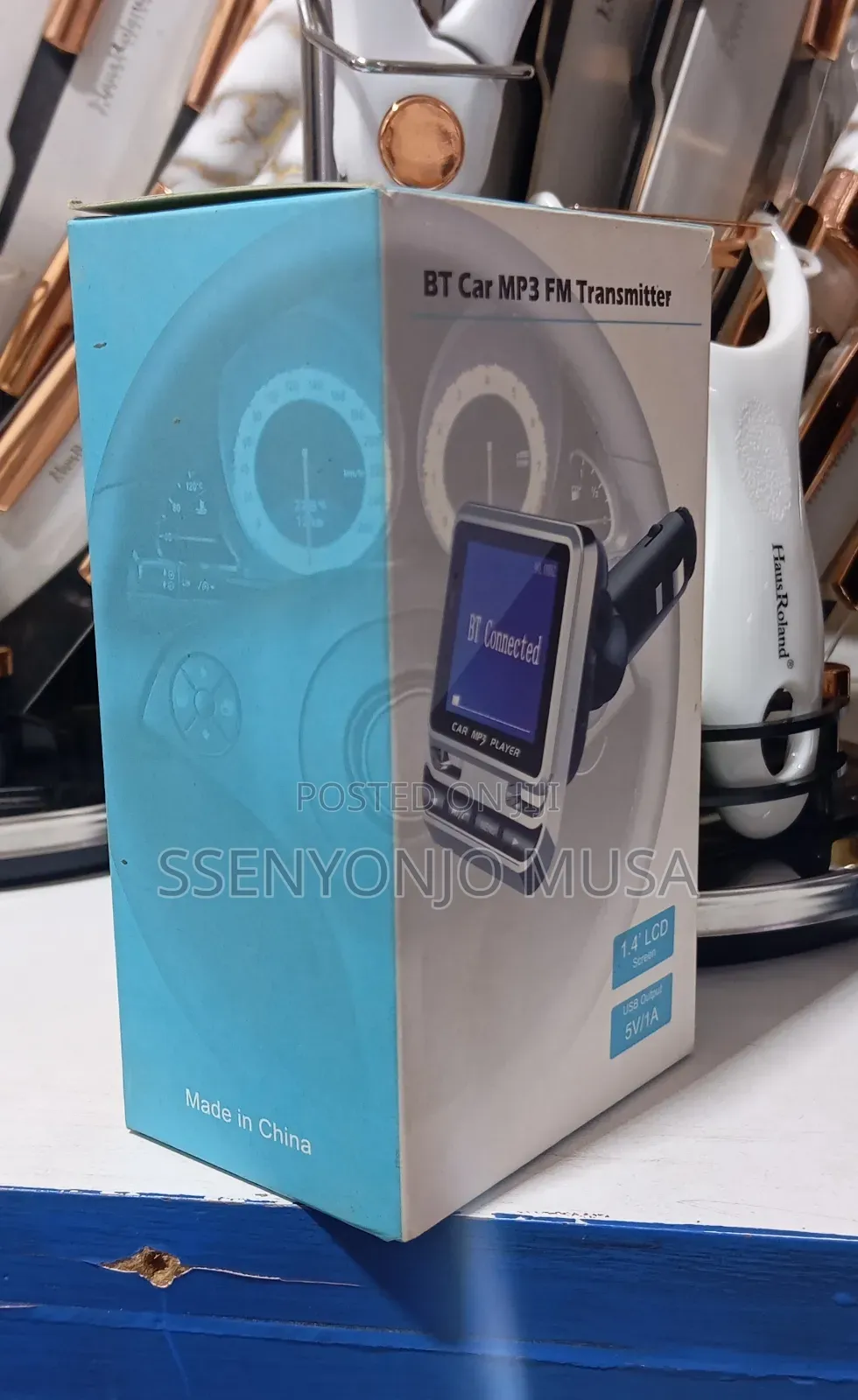Bt Car Mp3 Fm Transmitter | Hands-Free Bluetooth Car Adapter With Lcd.