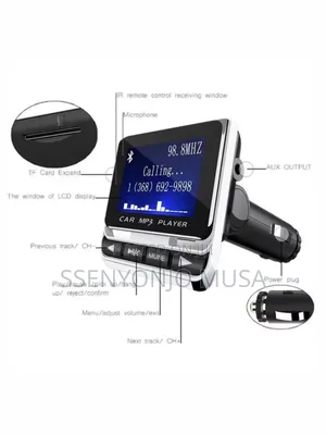 Bt Car Mp3 Fm Transmitter | Hands-Free Bluetooth Car Adapter With Lcd.