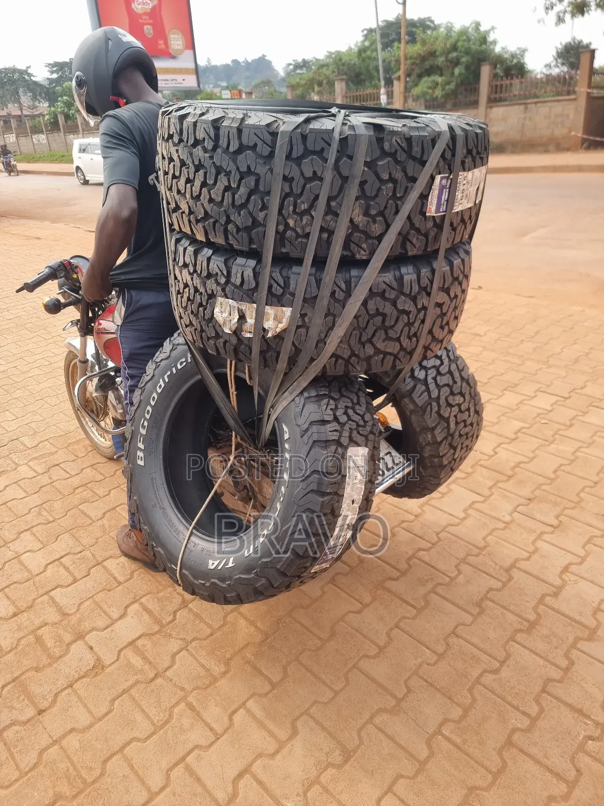 Goodrich Size Tires 17 for Hilux 4x4.