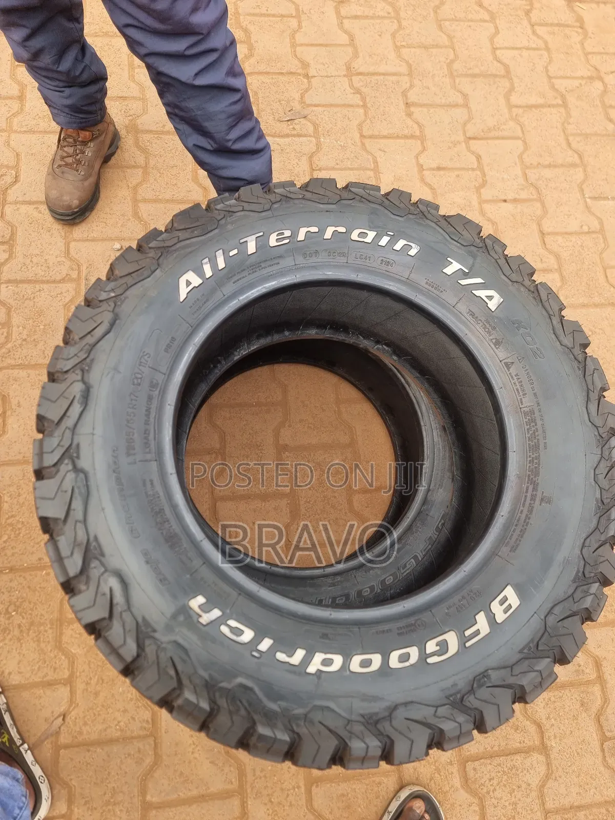 Goodrich Size Tires 17 for Hilux 4x4.