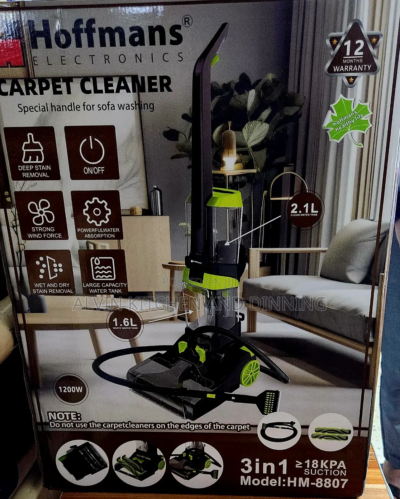 Carpet Cleaner 3in1 Vaccum Cleaner