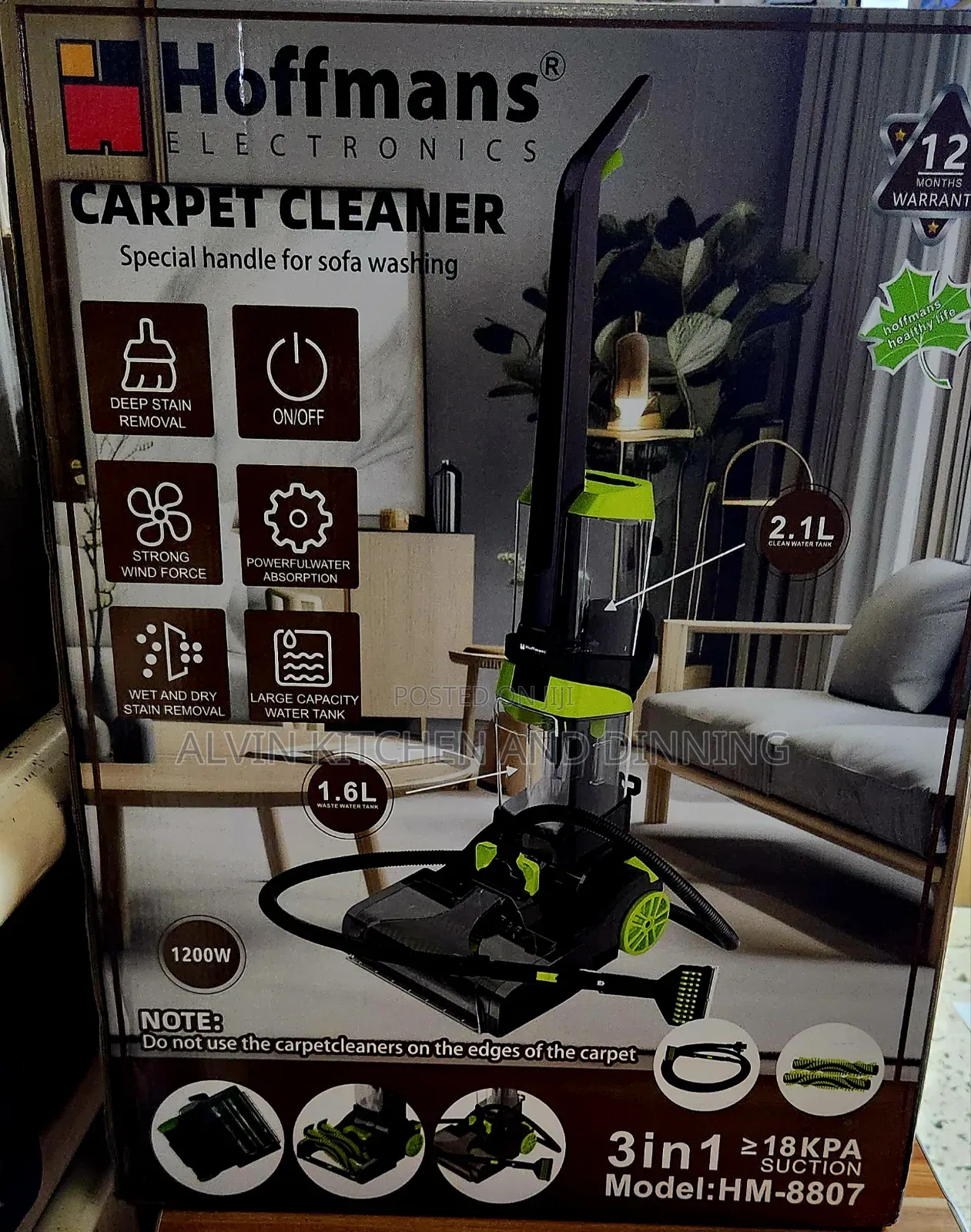 Carpet Cleaner 3in1 Vaccum Cleaner