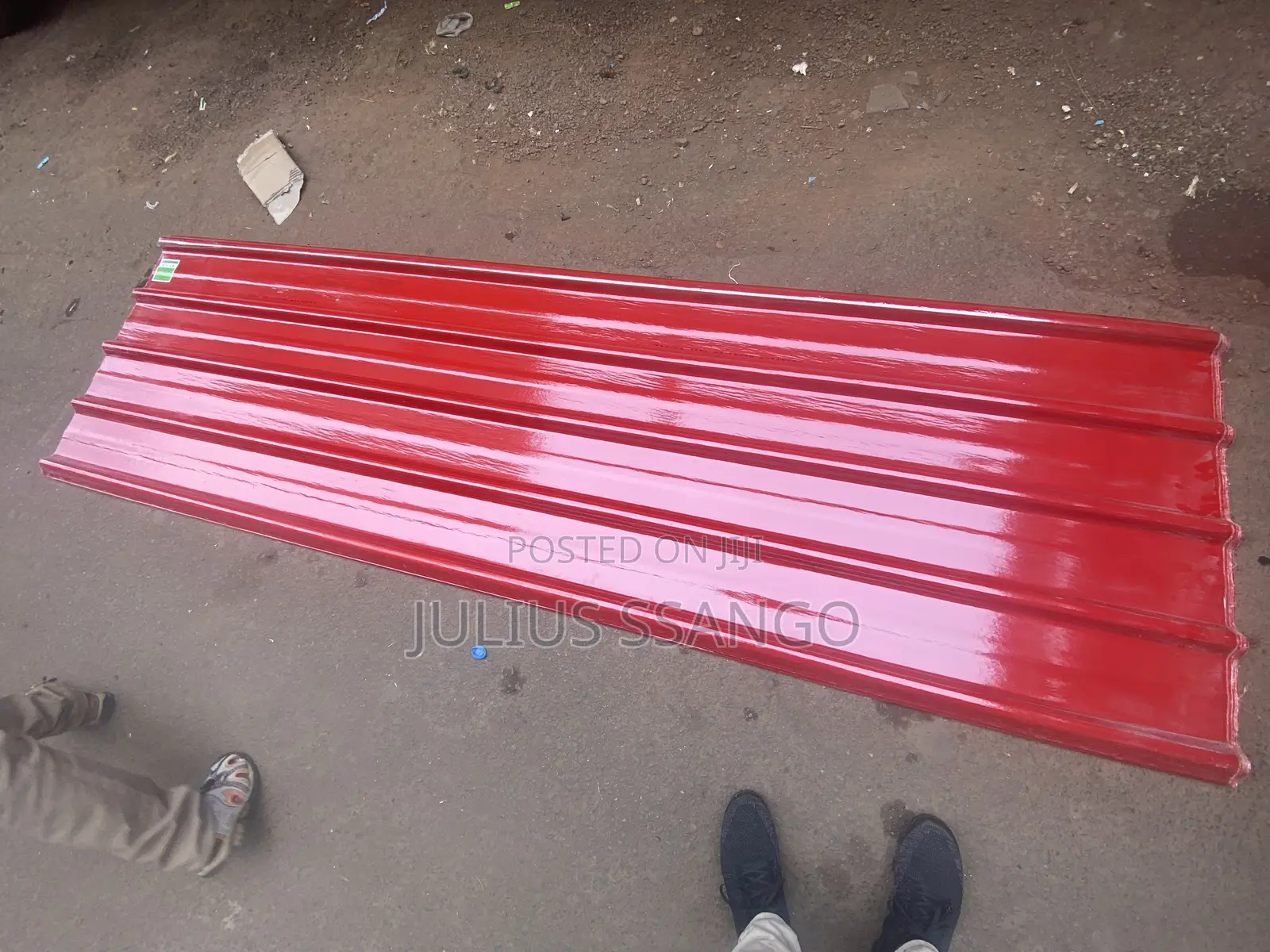 Transparent/ Fiber Sheets ( Red Colour )