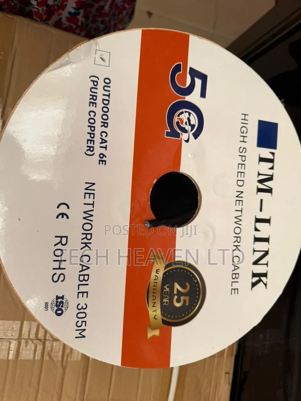 Outdoor Cat 6e Pure Copper Tm-Link High Speed Network Cable