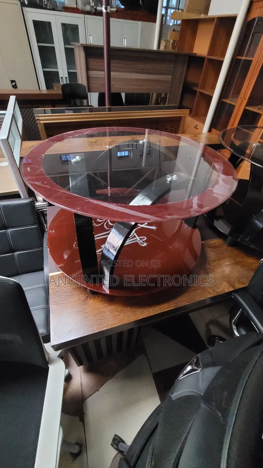 Round Glass Table 50cm
