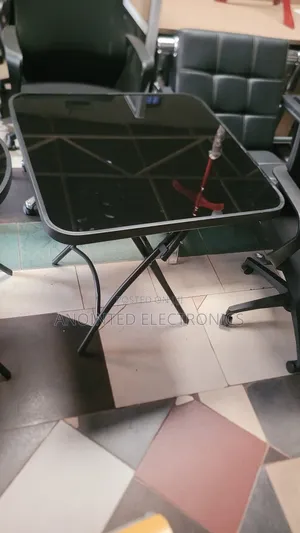 Glass Table Square Black