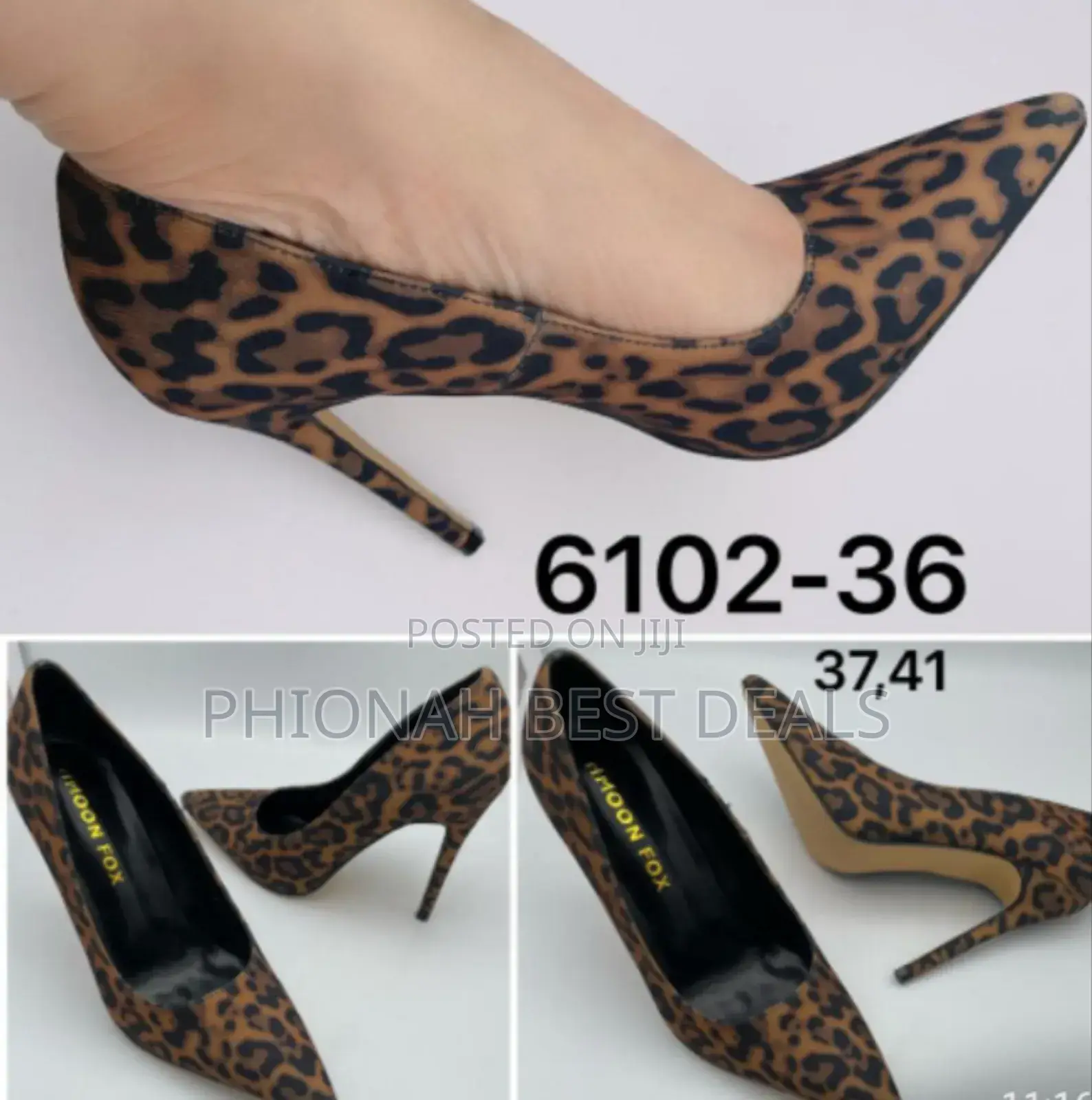 High Heeled Printed Shoes