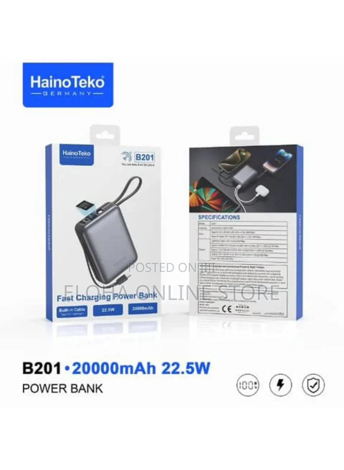 Hainoteko 20000mah Power Bank