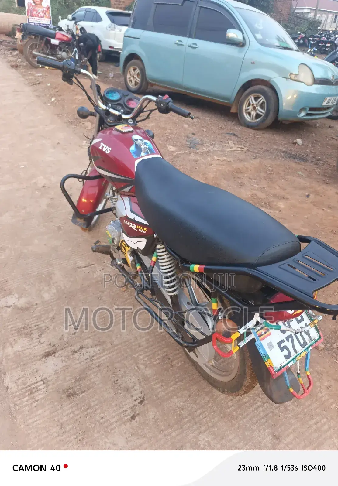 TVS HLX 125 2022 Red