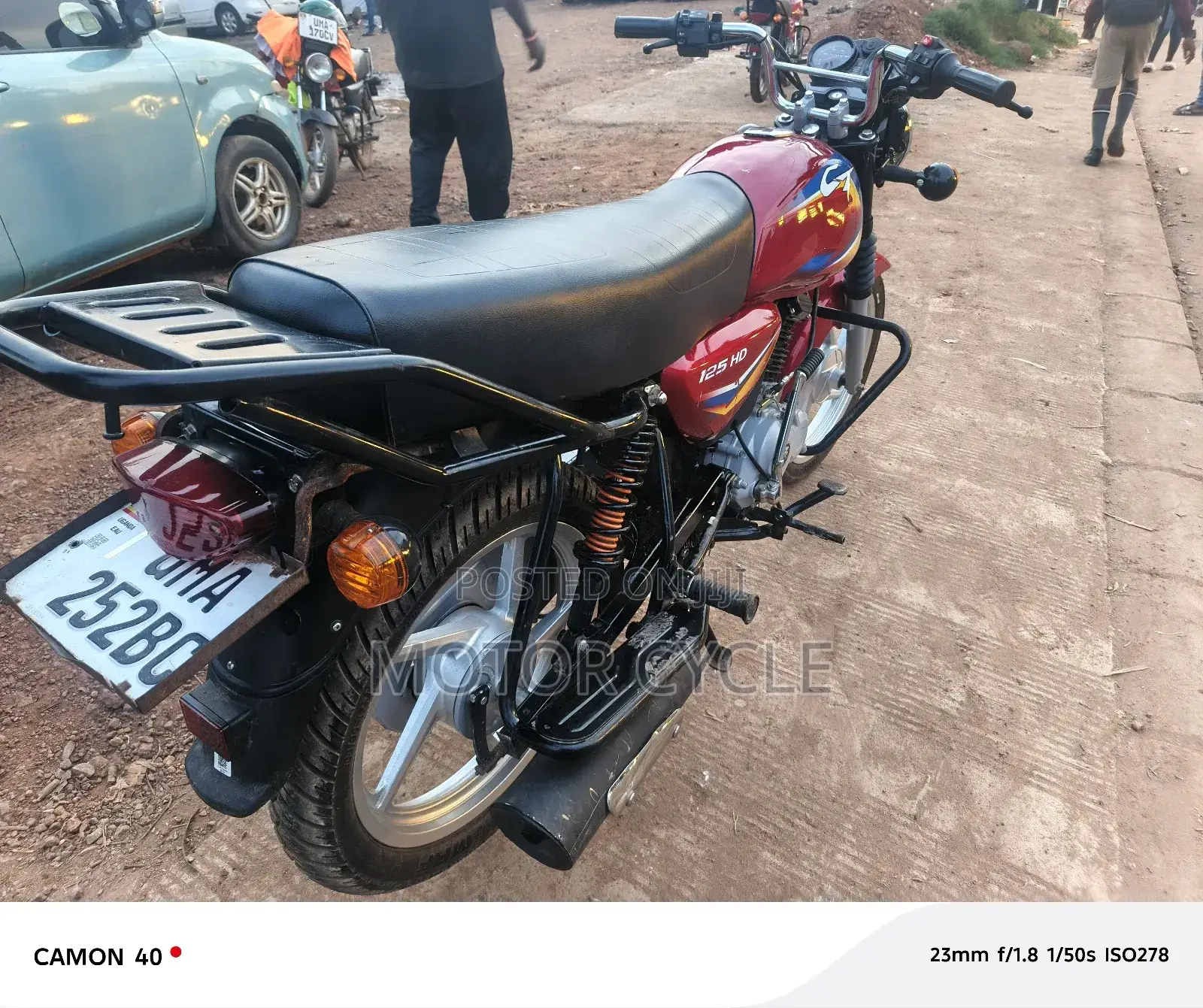 New Bajaj Boxer 125 2025 Red