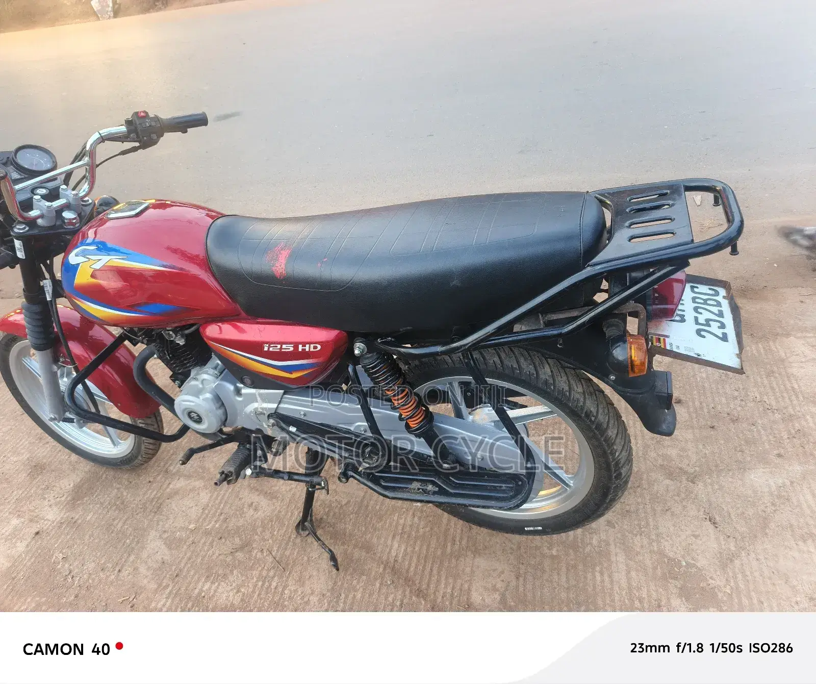 New Bajaj Boxer 125 2025 Red