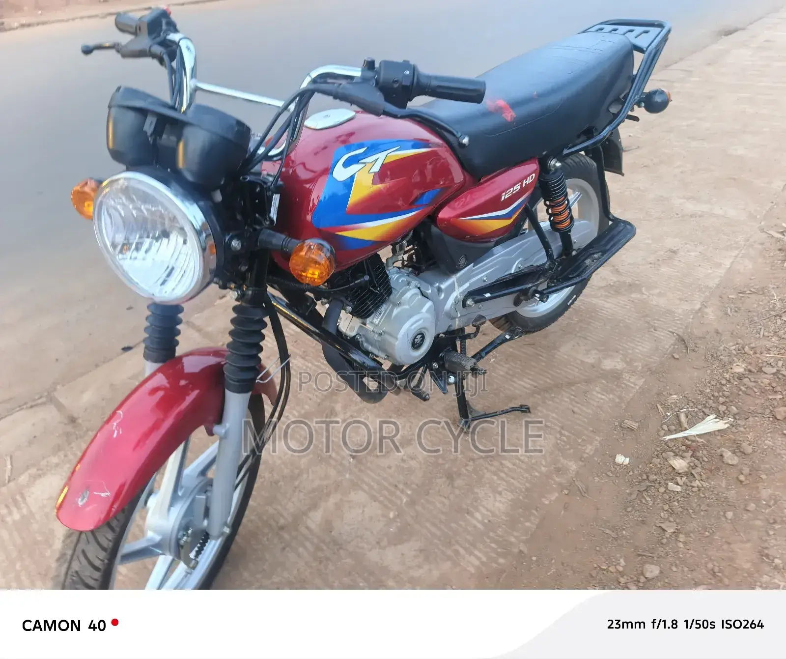 New Bajaj Boxer 125 2025 Red