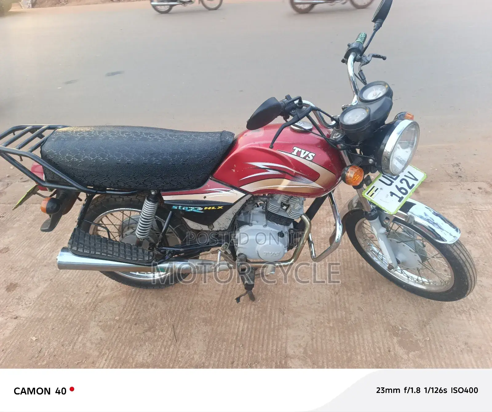 TVS XL 100 2002 Red