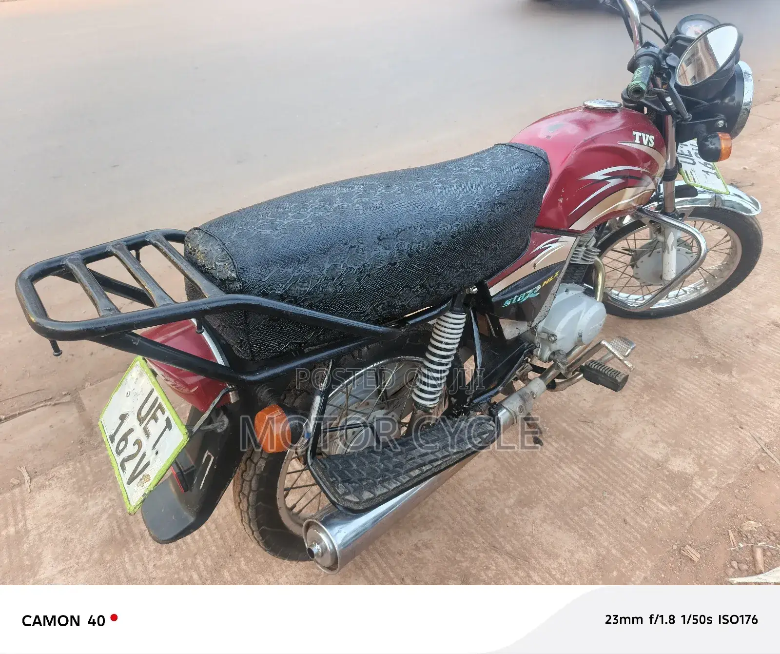 TVS XL 100 2002 Red