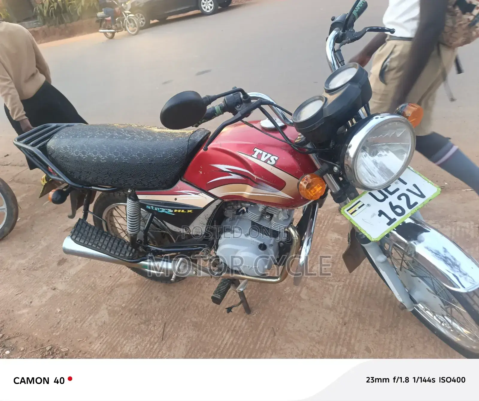 TVS XL 100 2002 Red
