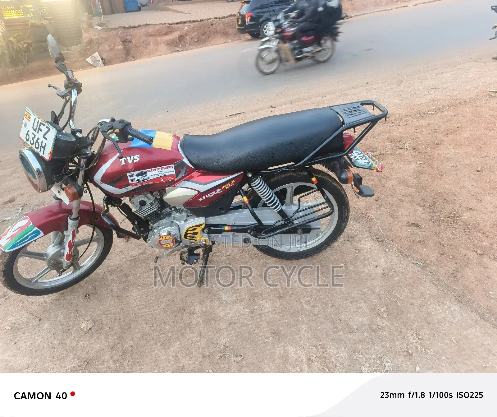 TVS HLX 125 2023 Red