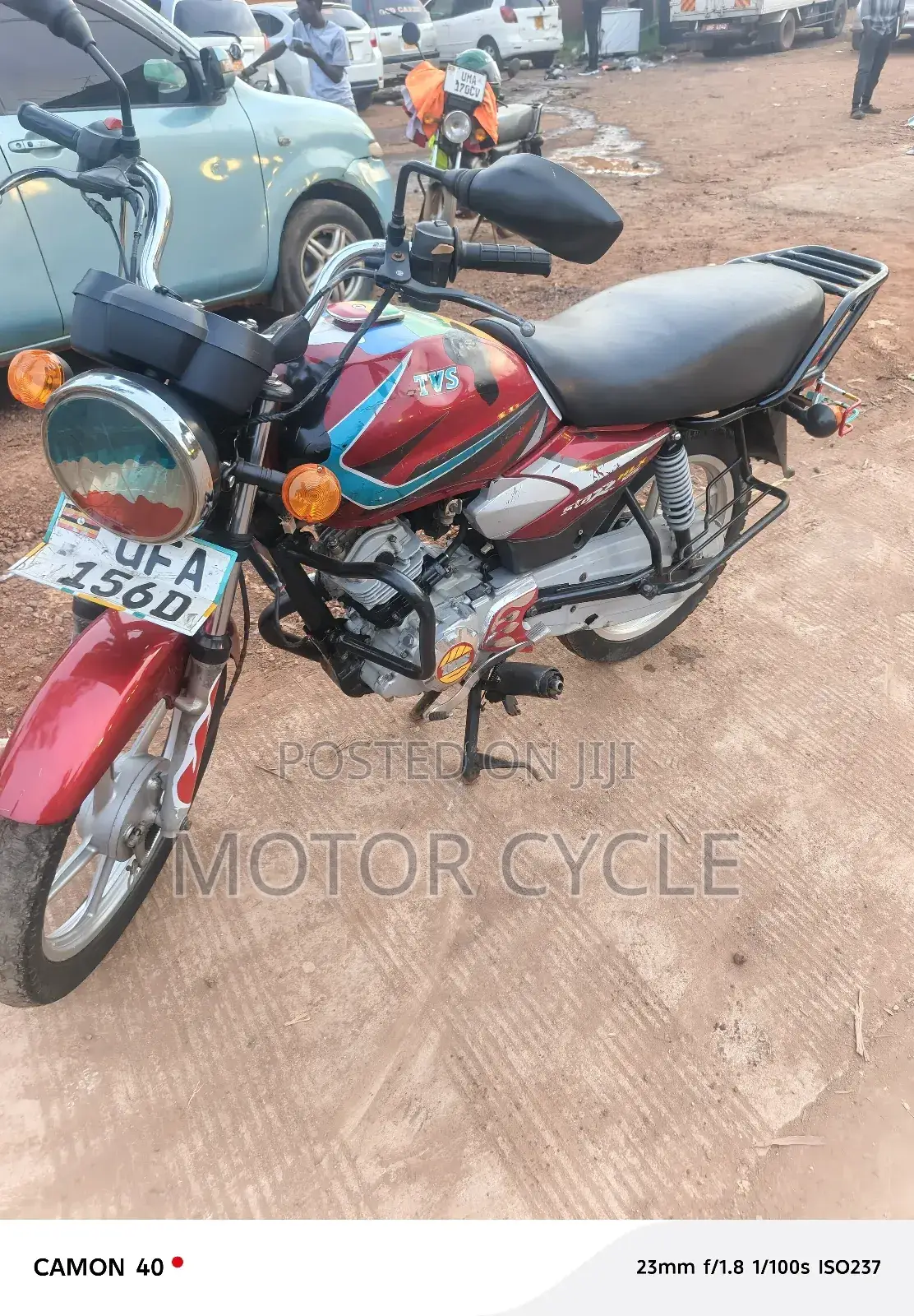 TVS HLX 125 2021 Red