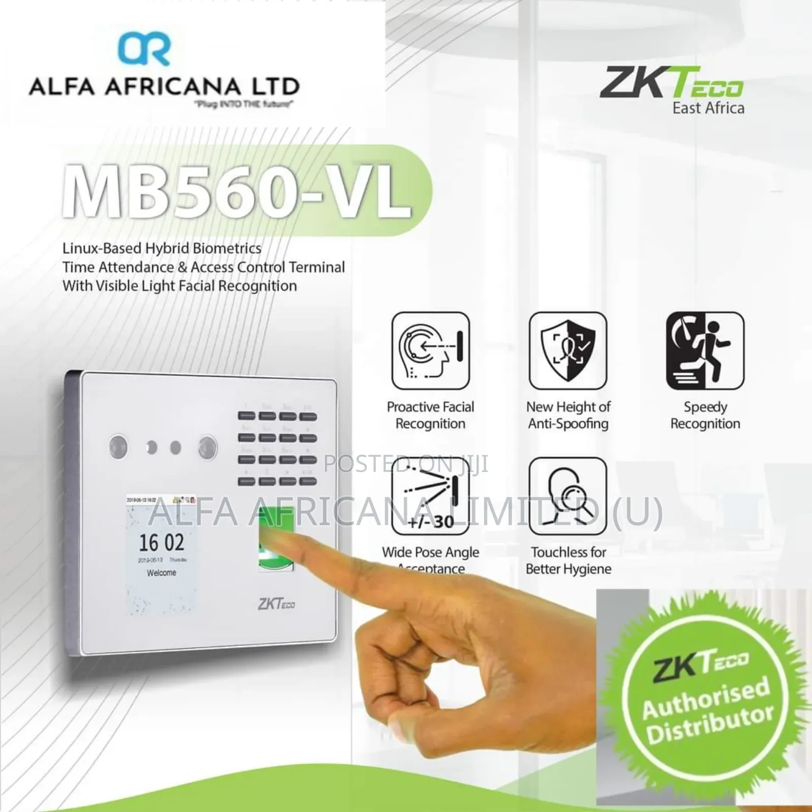 Zkteco Mb560vl