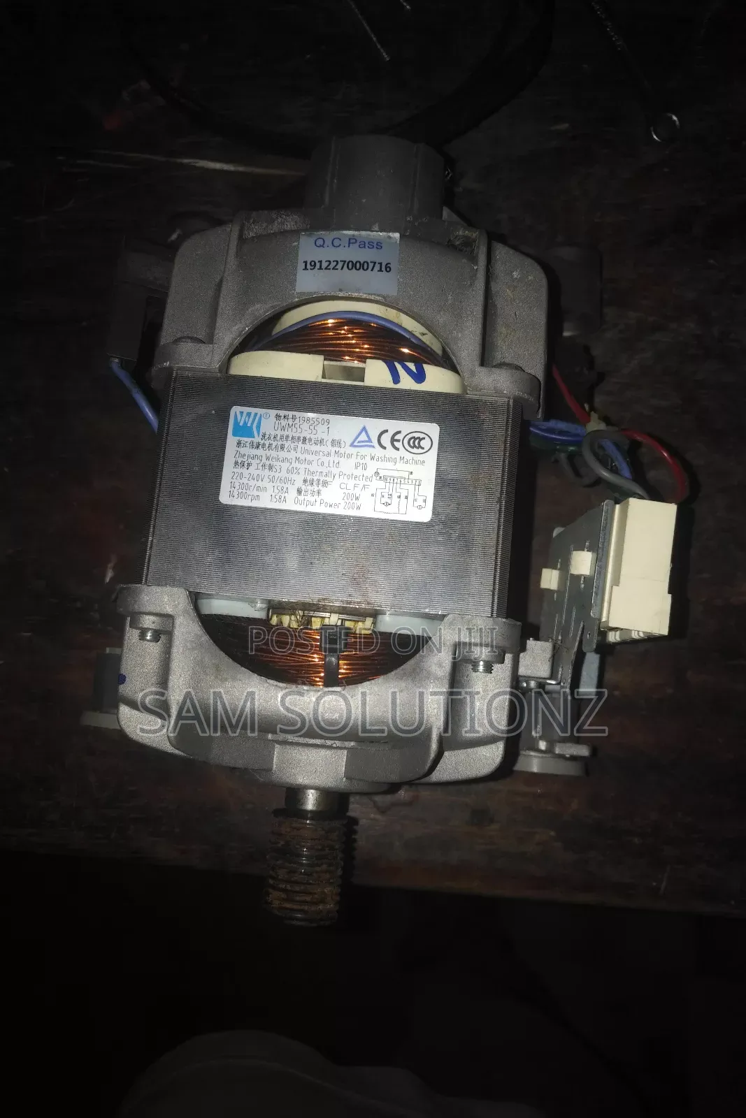 Universal Washing Machine Motor