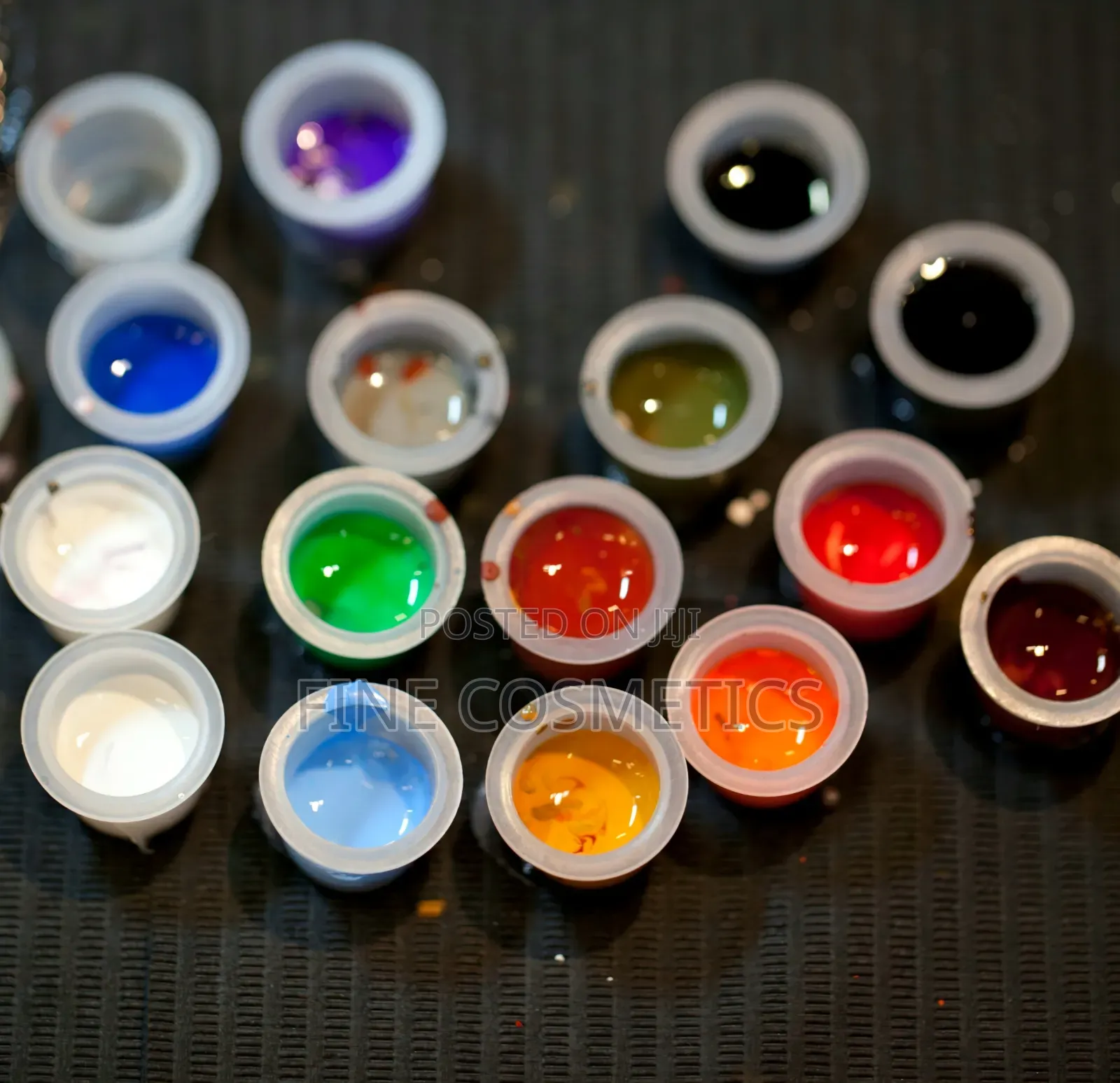 50 Pieces Tattoo Inkpots | Plastic Transparent Pigment Cups Container