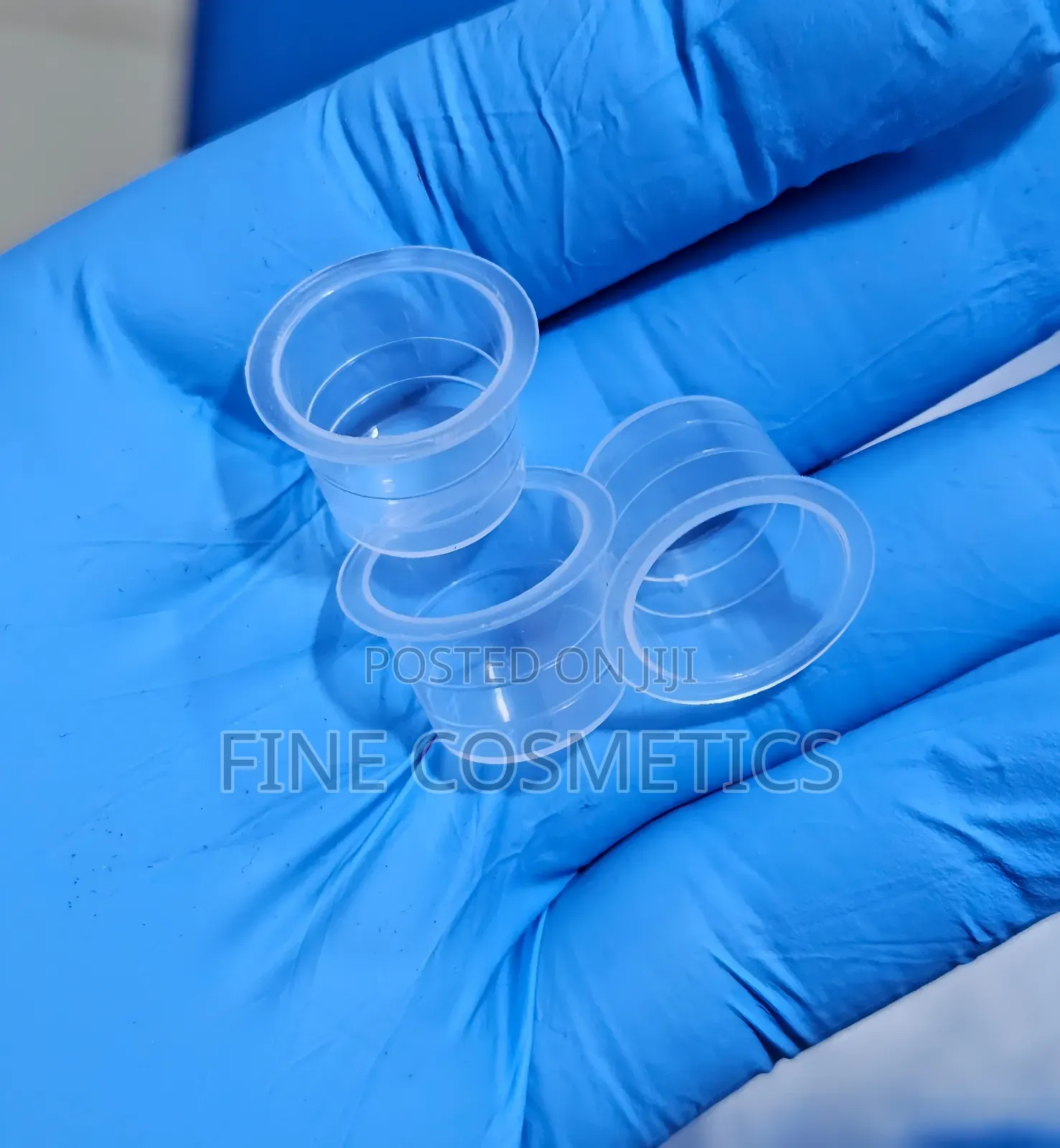 50 Pieces Tattoo Inkpots | Plastic Transparent Pigment Cups Container