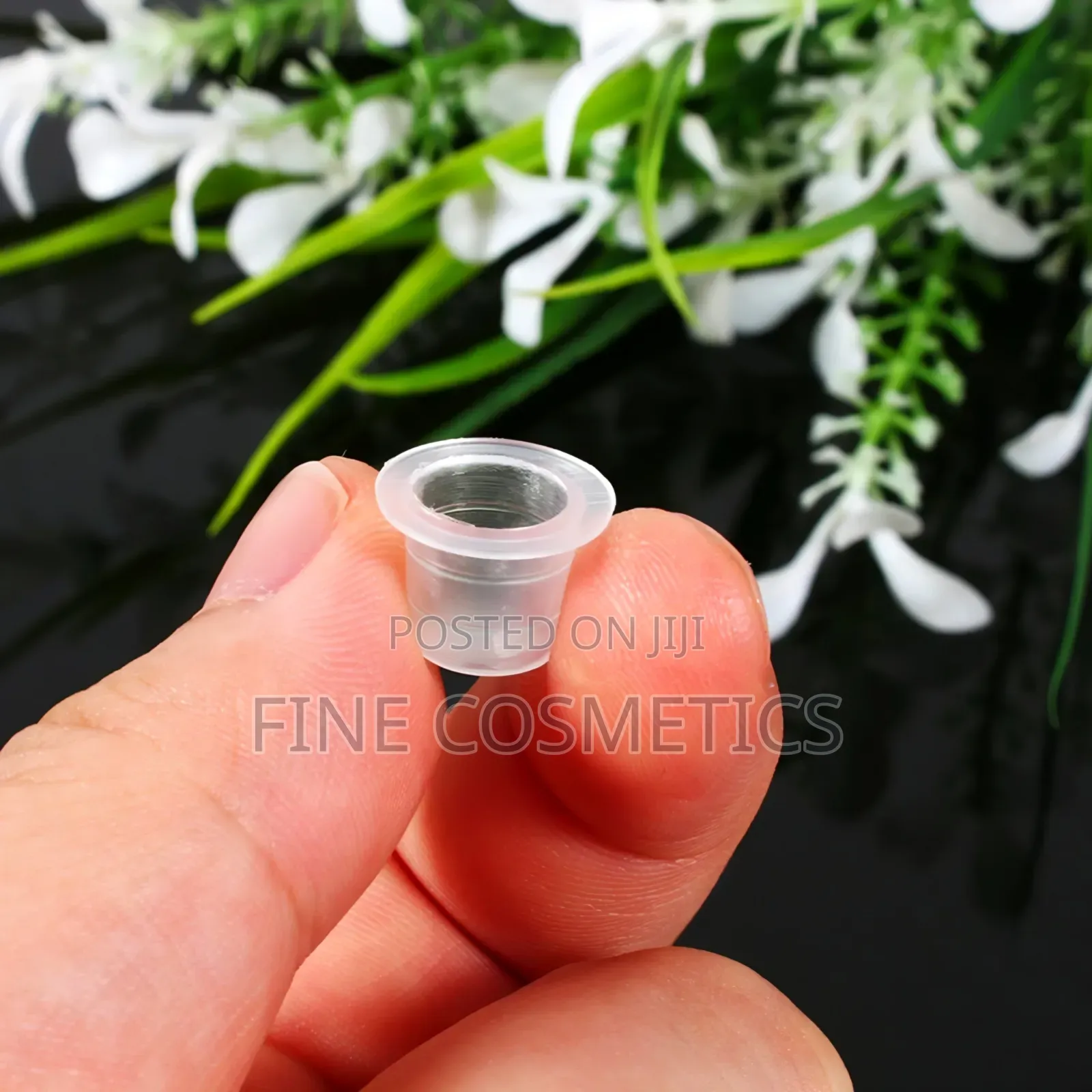 50 Pieces Tattoo Inkpots | Plastic Transparent Pigment Cups Container