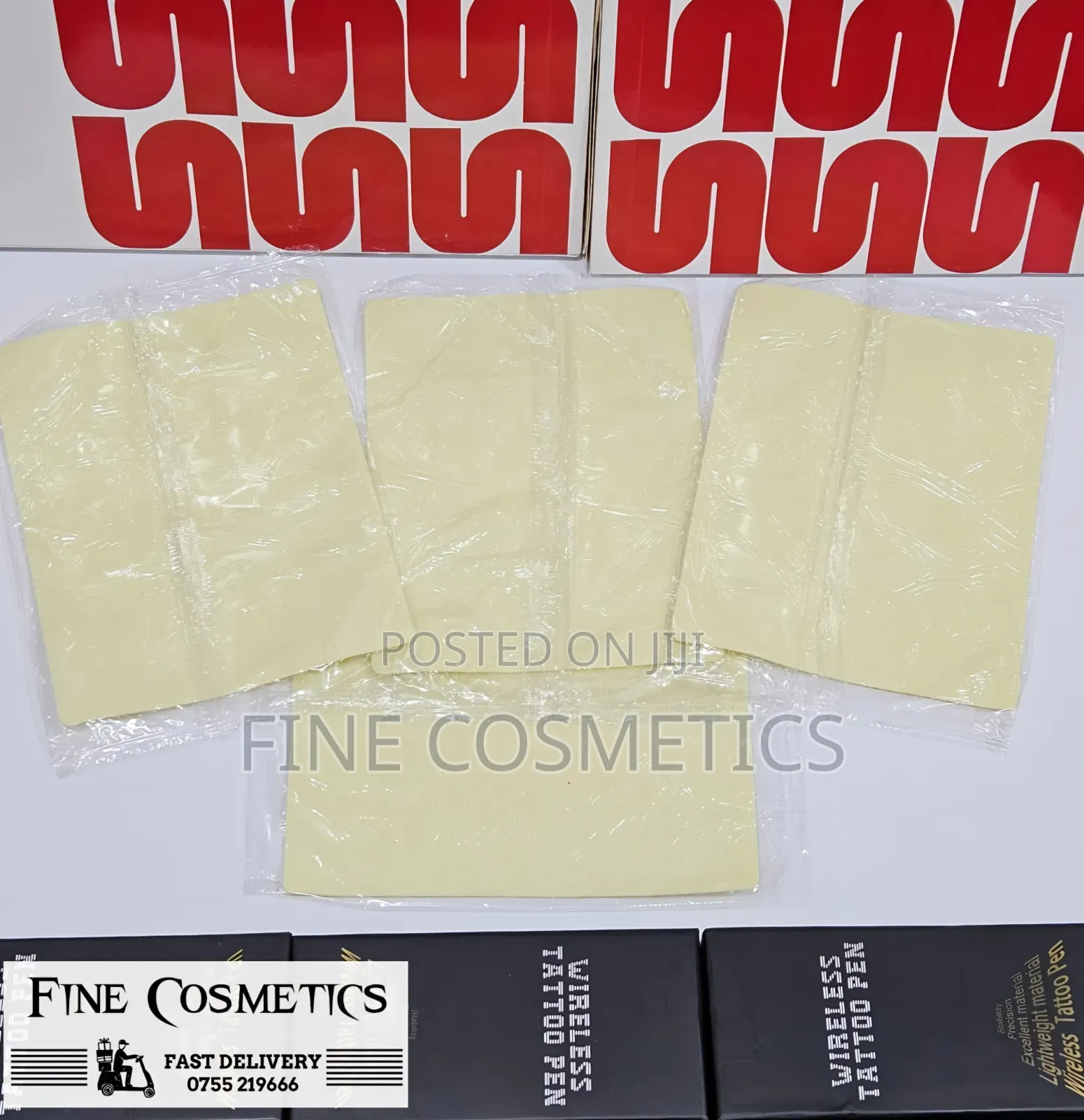 3pieces Double Sides Fake Skin Tattoo Practice for Beginners and Pros