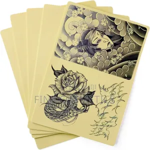 3pieces Double Sides Fake Skin Tattoo Practice for Beginners and Pros