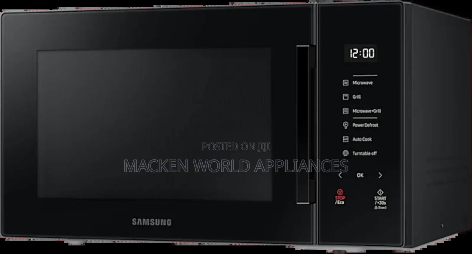 30l Samsung Microwave Oven With Grill Black Mg30t5018ak