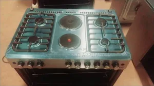 SPJ 90*60cm 4 Gas Burners + 2 Electric Plates Freestanding Cooker