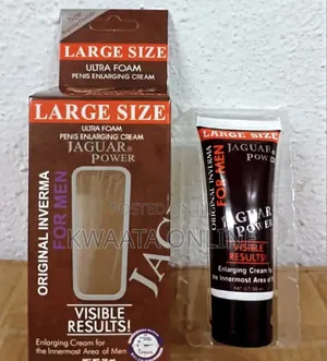 Jaguar Power Ultra Foam Penis Enlargement Cream for Men