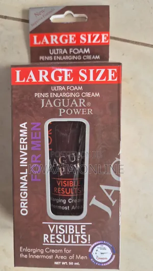 Jaguar Power Ultra Foam Penis Enlargement Cream for Men