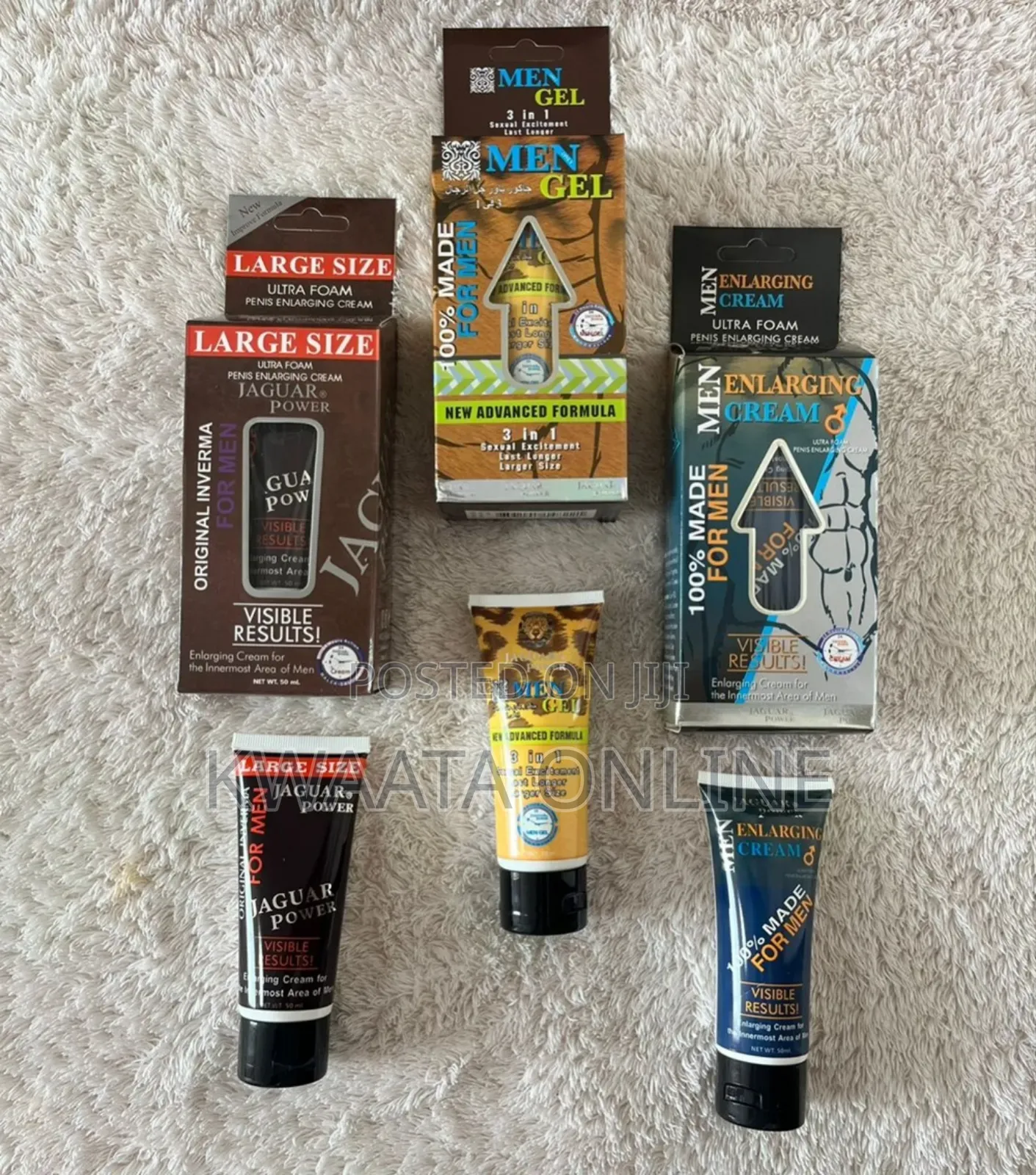 Jaguar Power Ultra Foam Penis Enlargement Cream for Men