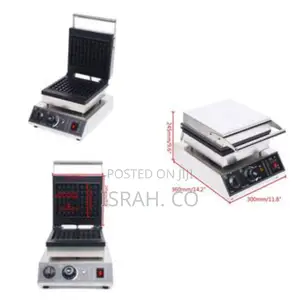Square Shape 110v1500w Stainless Steel Electric Waffle Maker