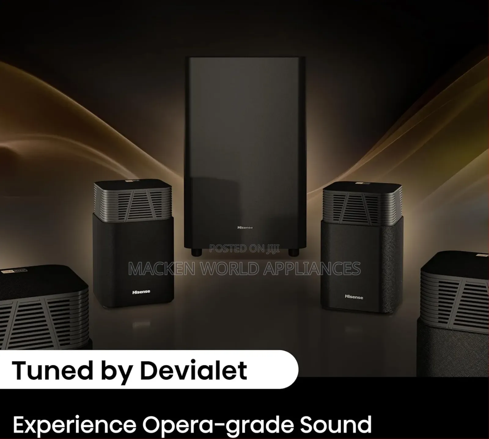 Hisense Ht Saturn 4.1.2ch With Wireless Subwoofer, Dolby Atmos