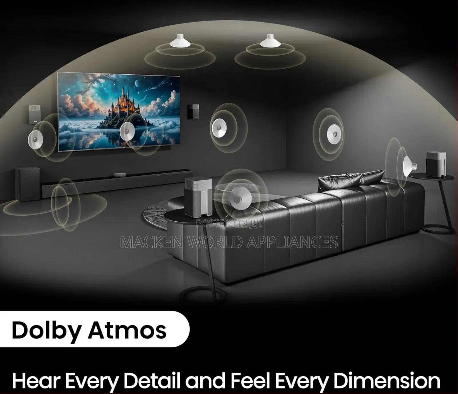 Hisense Ht Saturn 4.1.2ch With Wireless Subwoofer, Dolby Atmos