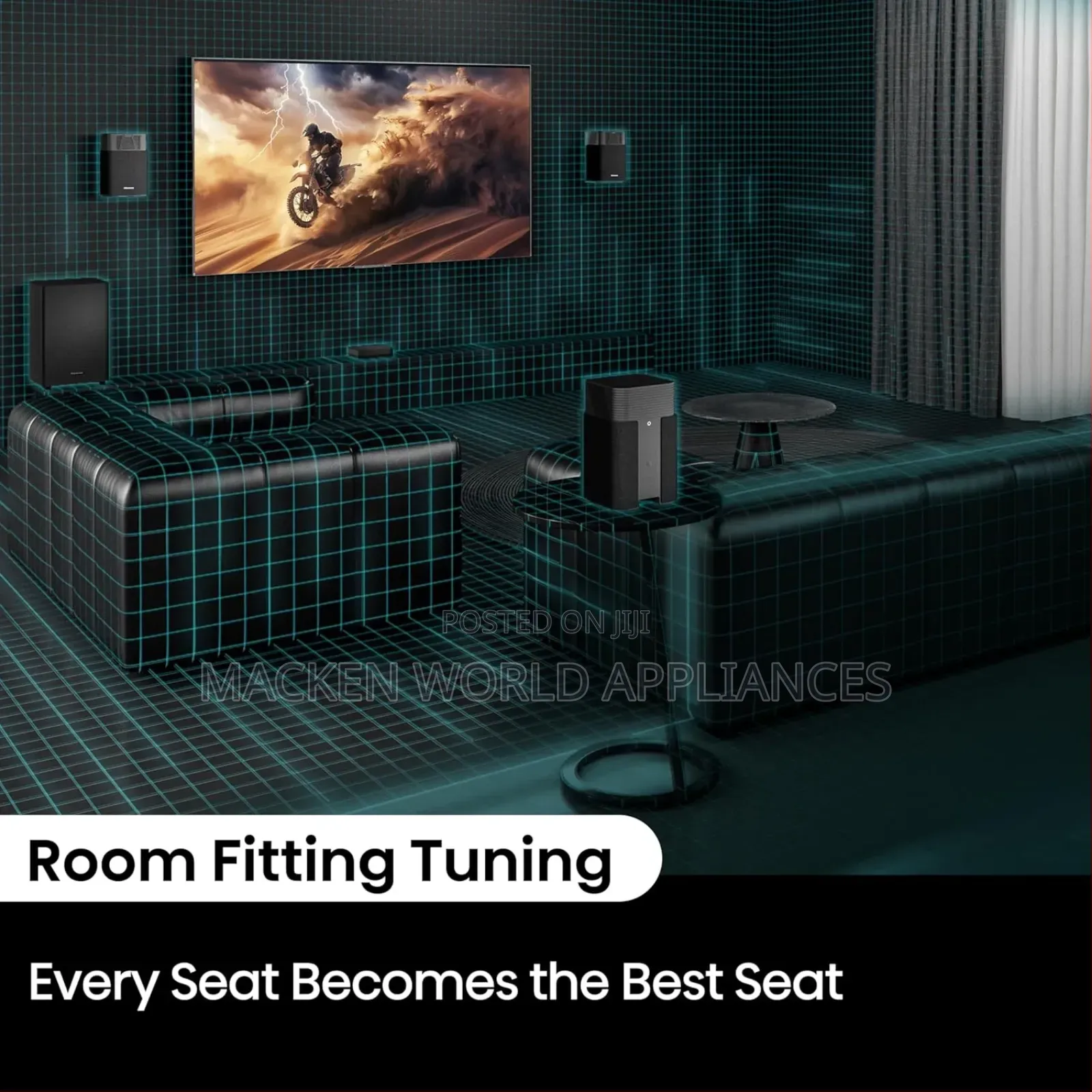 Hisense Ht Saturn 4.1.2ch With Wireless Subwoofer, Dolby Atmos