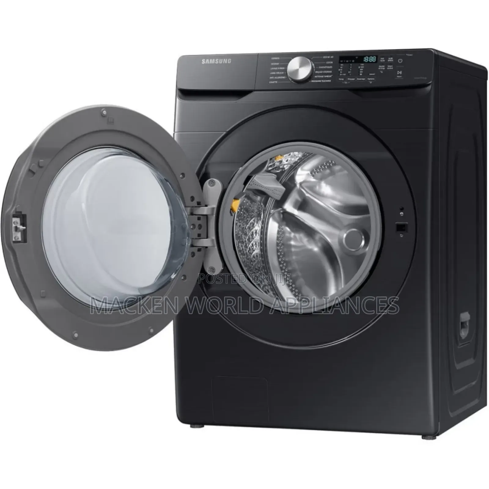 Samsung 18kg Front Load Washer With Smart Ai Control, Wf18t8000gv