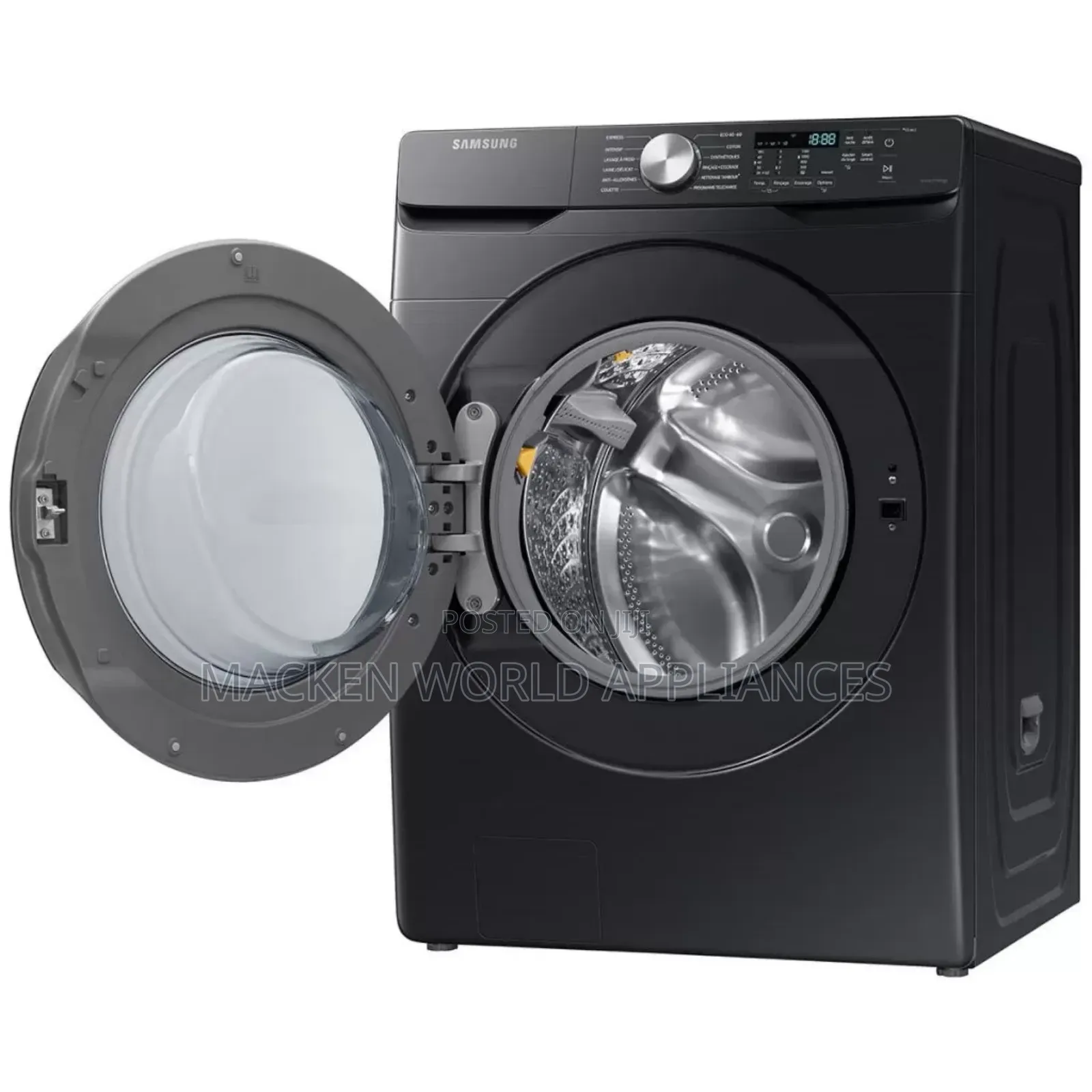 Samsung 18kg Front Load Washer With Smart Ai Control, Wf18t8000gv