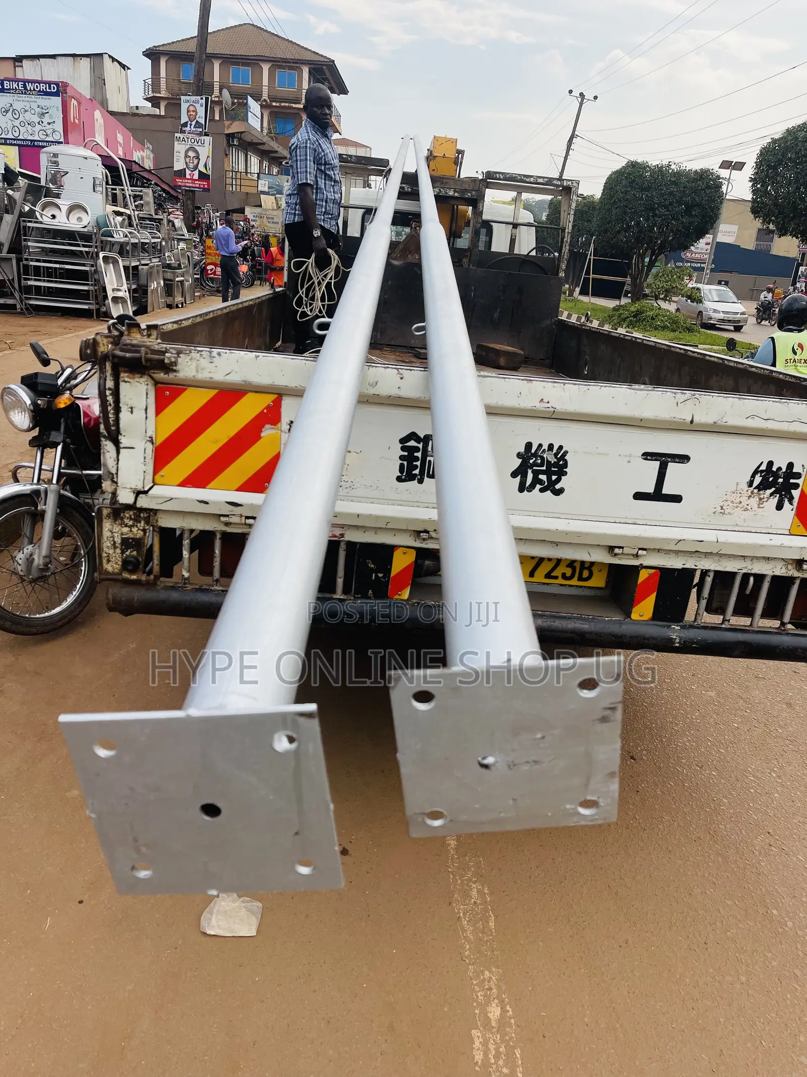 Standard 10meters Flagpoles With Arack