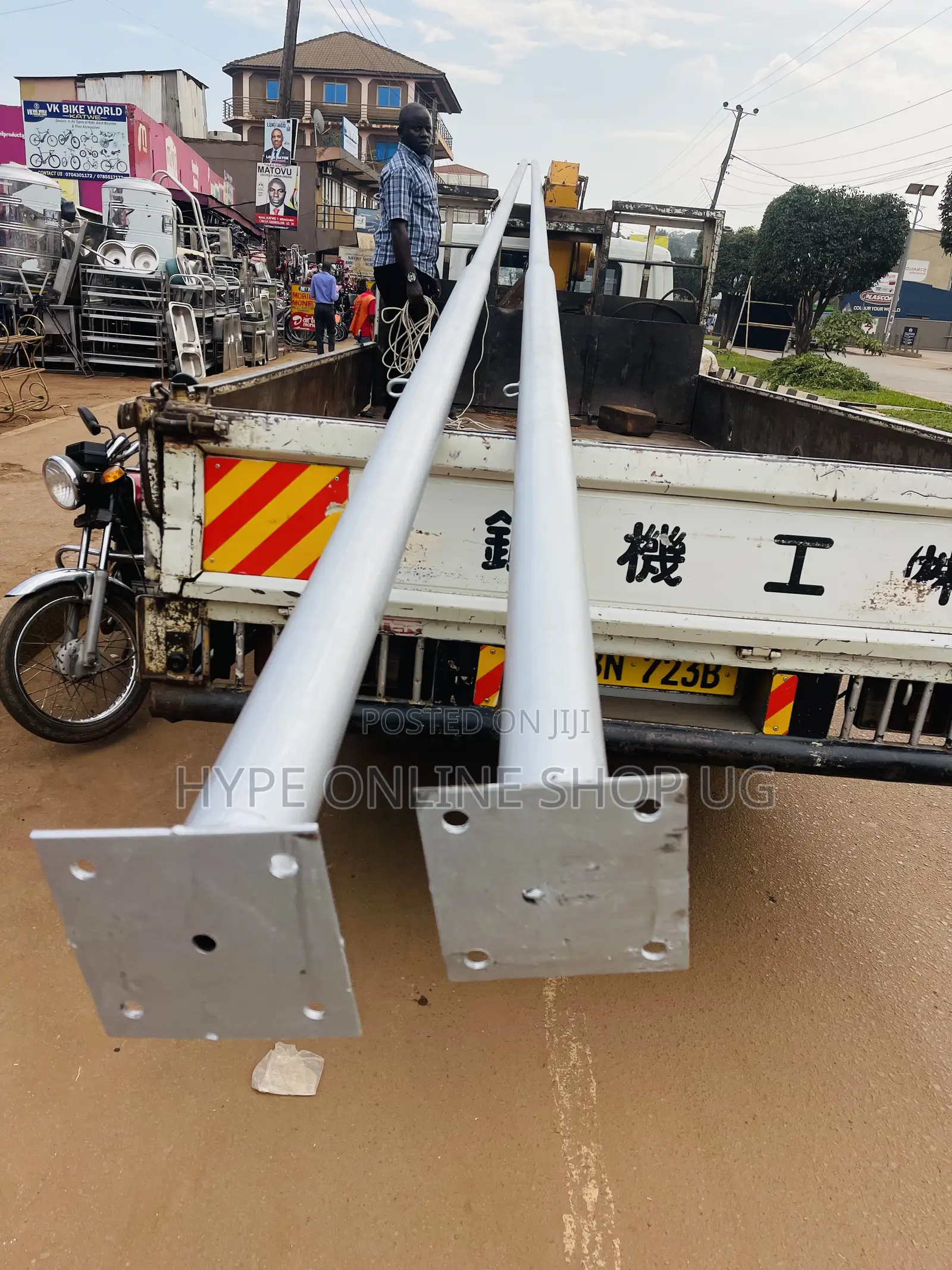Standard 10meters Flagpoles With Arack