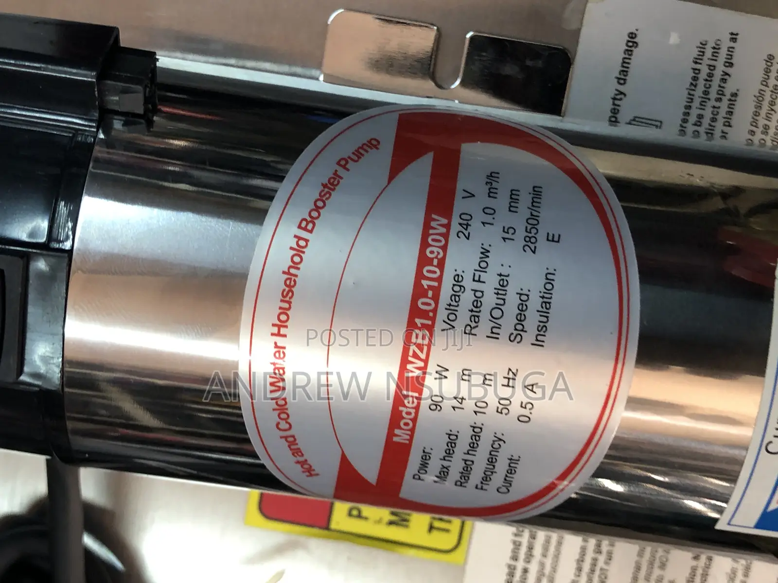 Hot and Cold Water Pump