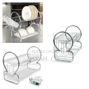 Strong Frame -22 Inch Antirust Stainless Steel Dish Drainer.