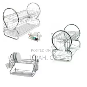 Strong Frame -22 Inch Antirust Stainless Steel Dish Drainer.