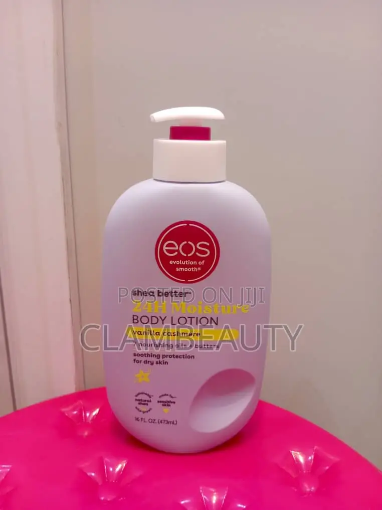 Eos Shea Better 24h Moisture Body Lotion in the Scent Vanilla Cashmere