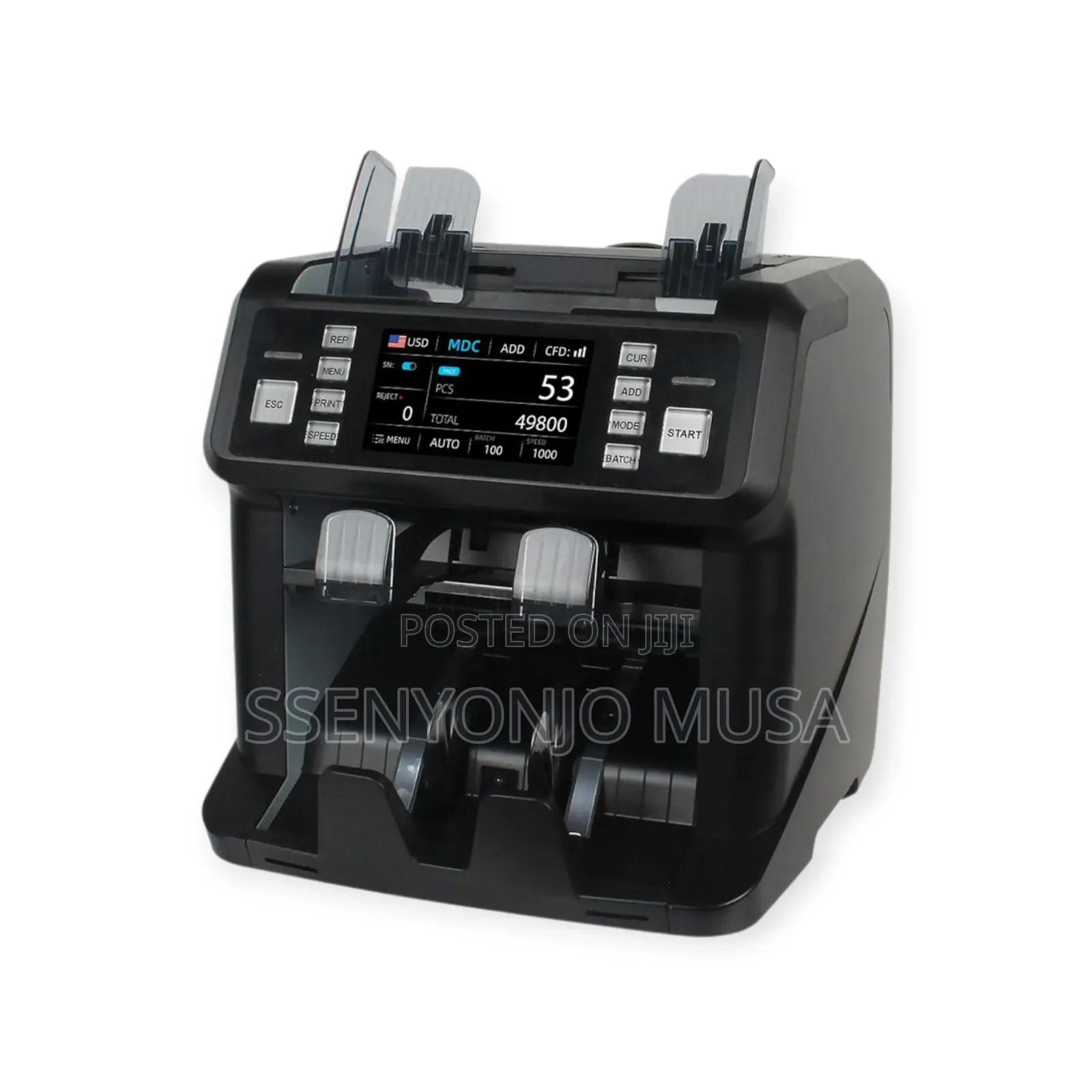 Multi-Currency Value Bill Counter With Auto Identify - Double Pocket.
