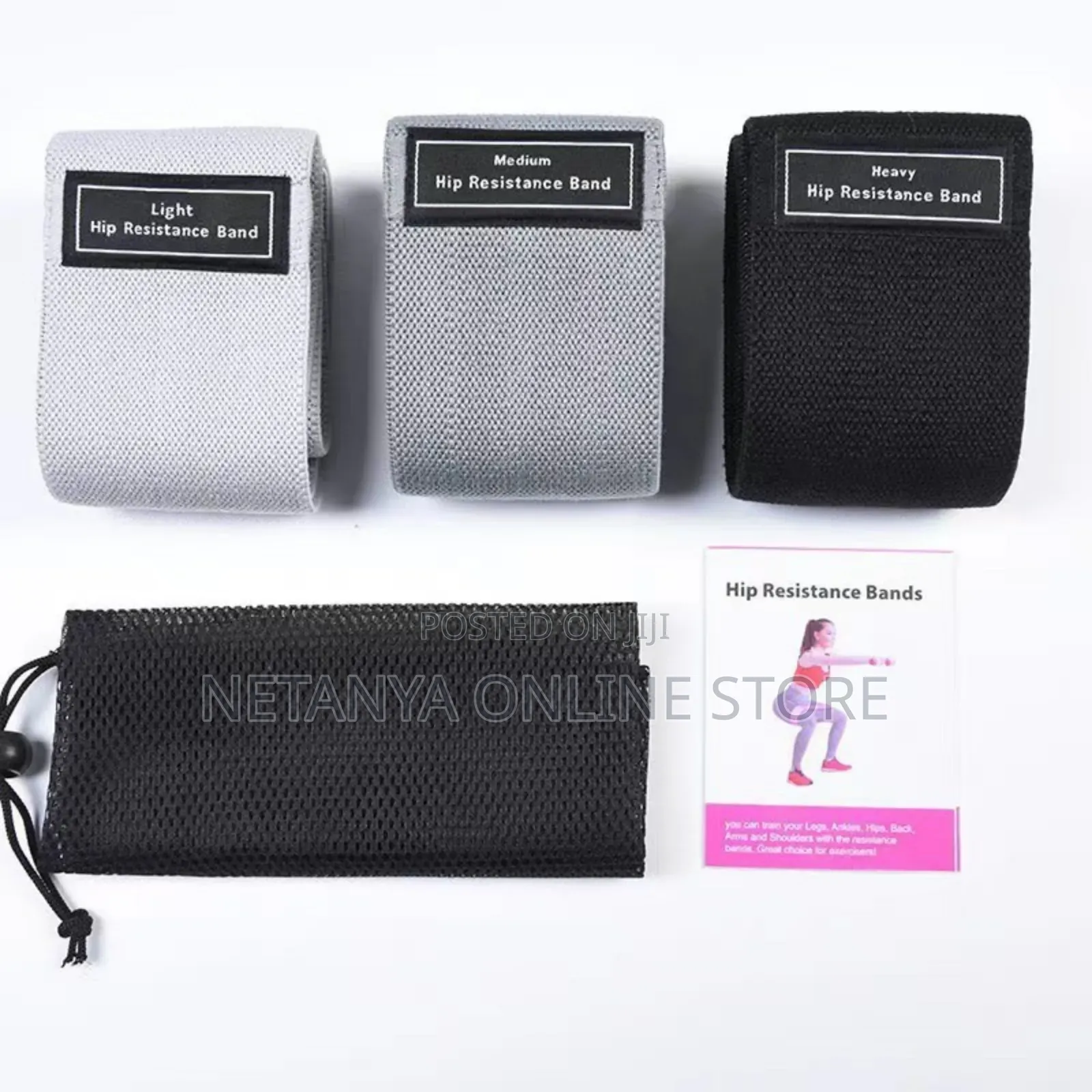 Non Slip Elliptical Exercise Resistance Bands