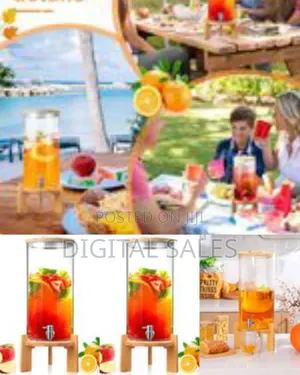 2.9 Gallon Beverage Dispenser 11 L Glass Drink Dispenser
