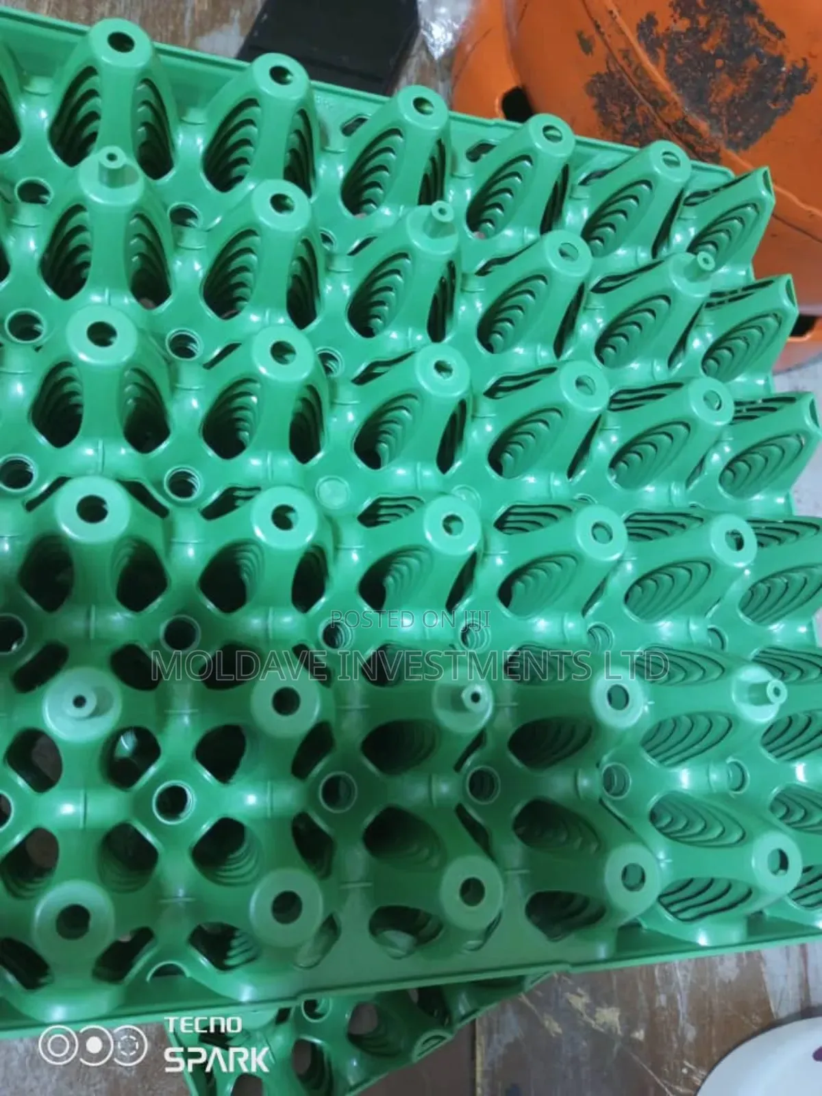 Durable Egg Trays (Plastic -Green Color)